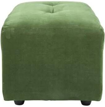 HKLIVING Vint Bank Element Hocker Small Royal Velvet Groen