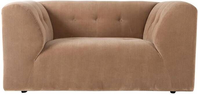 HKLIVING Vint Bank Element Loveseat Corduroy Rib Bruin
