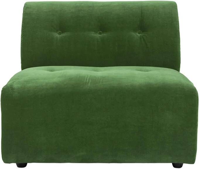 HKLIVING Vint Bank Element Middenstuk Royal Velvet Groen
