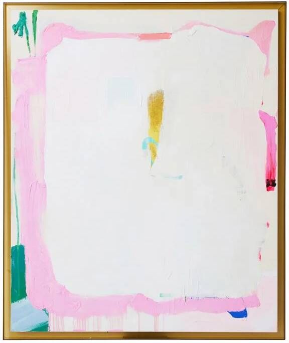 HKLIVING Schilderij White sands 152 x 127cm Meerkleurig