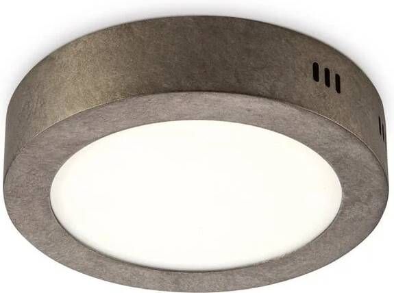 Home Sweet Home LED plafondlamp Ska 17 rond burned-metal