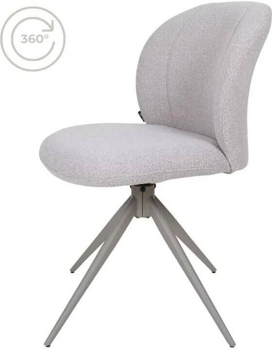 Home67 Eetkamerstoel Cosmo Bouclé Naturel