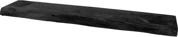 Home67 Wandplank Pure Zwart Mangohout 120 cm