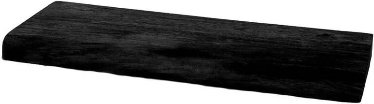 Home67 Wandplank Pure Zwart Mangohout 40 cm