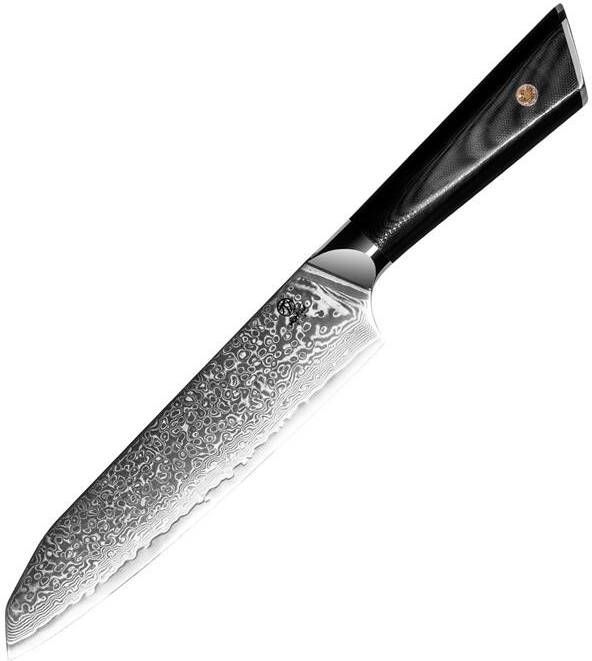 Homizu Shokunin Santokumes AUS10 Damast|G10 zwart doos