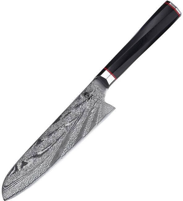 Homizu Takumi Santokumes VG-10 Damast|G10 zw rd wit doos