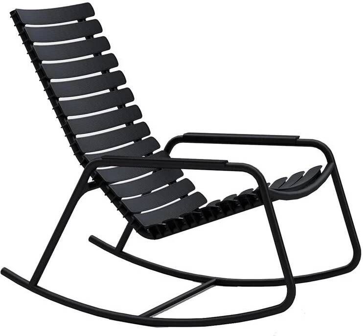 Houe ReClips schommelstoel met armleuningen zwart