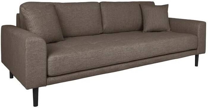House Nordic 3-Zits Bank Bruin 210x93x76cm Lido