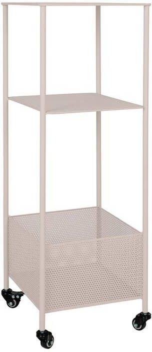 House Nordic Bijzettafel Zand Staal 35x35x106cm Torres