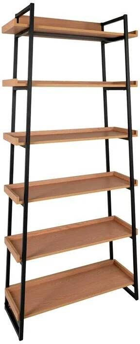 Hioshop Sakai wandkast 6 planken es fineer.