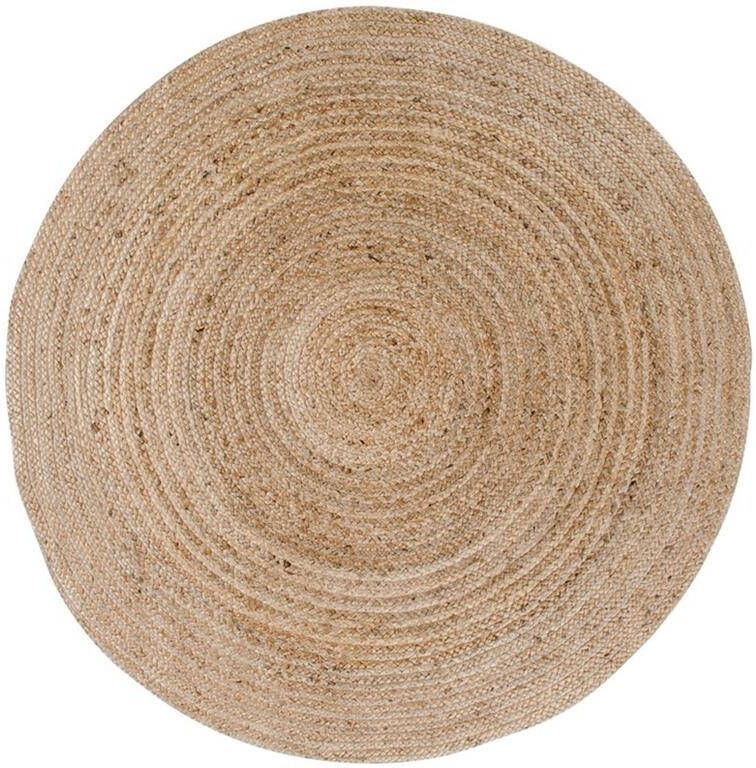 Giga Meubel House Nordic Bombay Rond Vloerkleed In Gevlochten Natuurlijke Jute Ø150 Cm