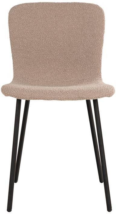 House Nordic Eetkamerstoel Halden Bouclé Beige Bouclé