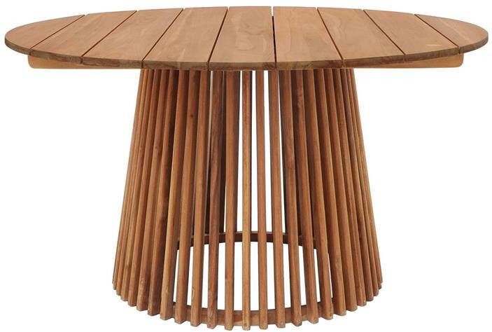 House Nordic Eettafel Teak Naturel 120x120x75cm Lorca