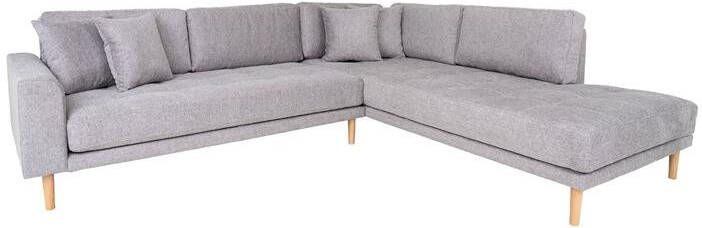 House Nordic Hoekbank Lichtgrijs Open Einde Rechts 290x170x76cm