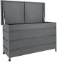 House Nordic Kussenbox Cassis Aluminium 450L - Thumbnail 2