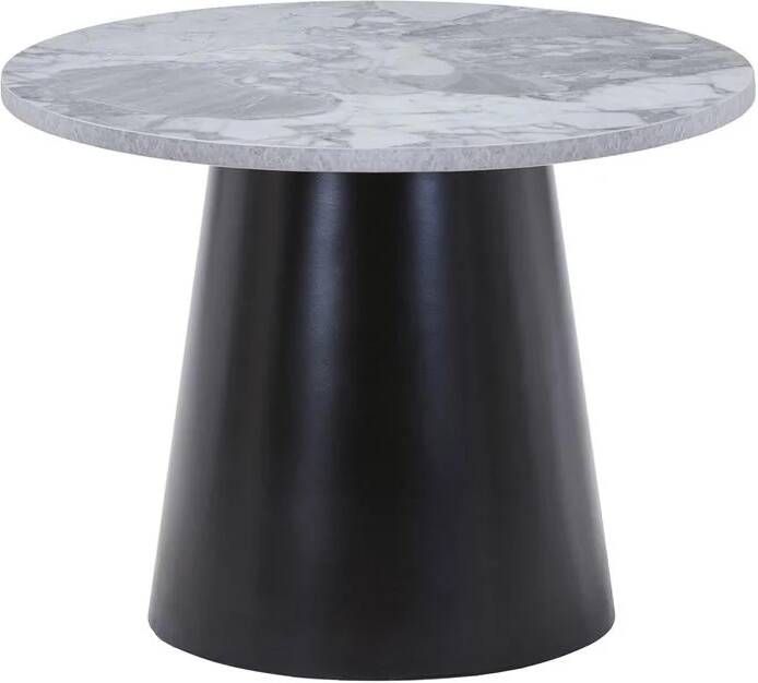 House Nordic Salontafel Grijs|Zwart Ø60x45cm Brito