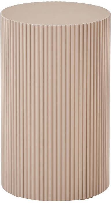House Nordic Sidetable Beige Rond 30x30x50cm Farense