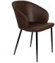 Housecraft Living Housecraft Hadid Eetkamerstoelen Kunstleer Bruin Set van 2 - Thumbnail 2