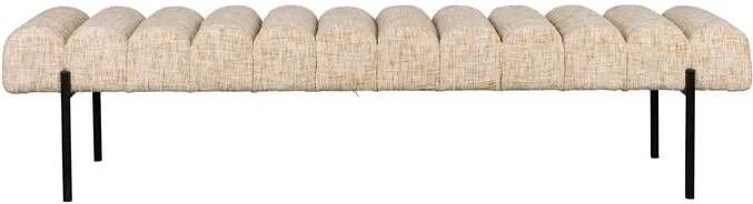 White Label Living (WLL) Housecraft Living Jethro Eettafelbank 160 cm Beige
