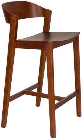 Housecraft Living Housecraft Wooz Barkruk Eikenhout Walnoot bruin