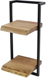 Hoyz Collection Hoyz Wandplank Edge 30cm Teakhout Bruin