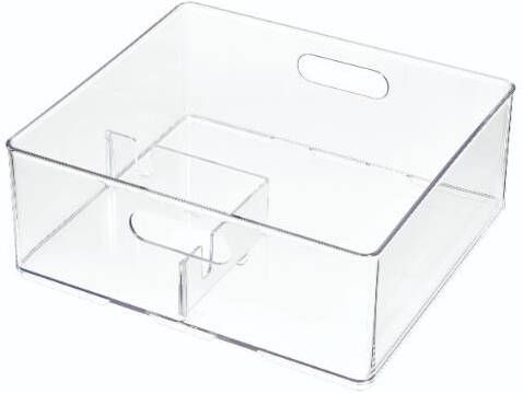 iDesign Haardroger Opbergbox 31.1 x 25.9 x 10.2 cm Stapelbaar Kun