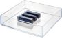 IDesign Lade Organizer Make-up Organizer 4 Vakken 20.3 x 40.6 x 5.1 cm Transparant Kunststof Clarity - Thumbnail 2