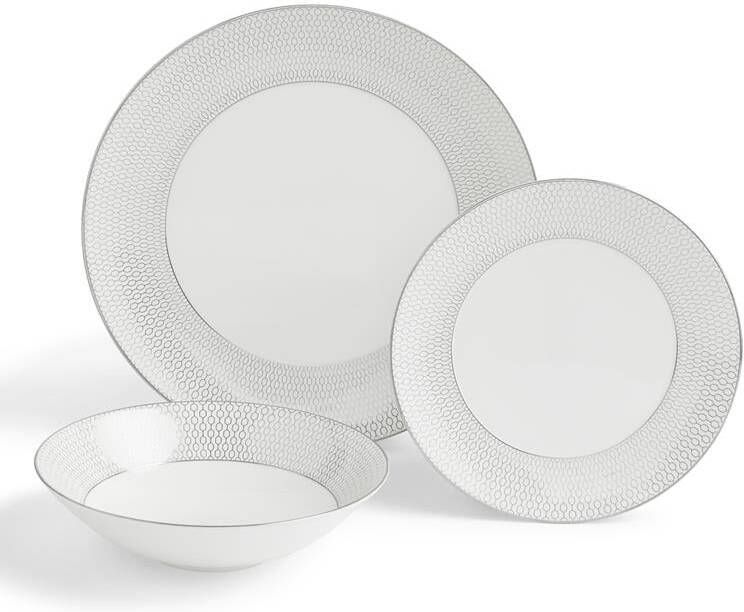 Iittala Wedgewood Gio Platinum Serviesset 12-delig