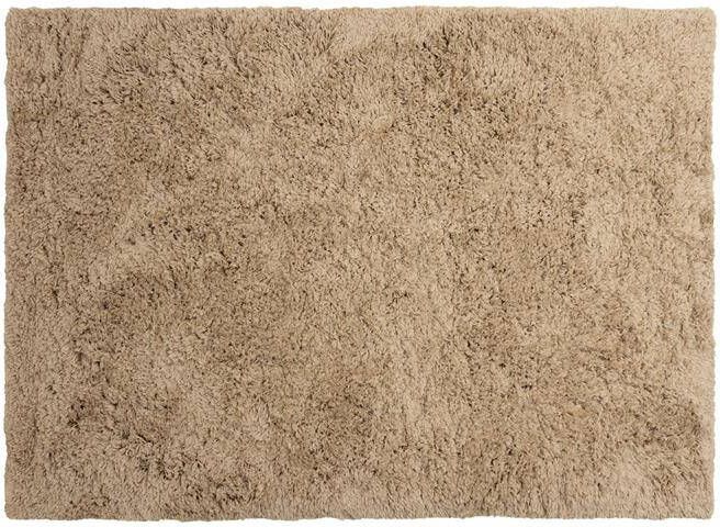 Interieur05 Hoogpolig Vloerkleed Polyester Beige Pilo 80x150cm