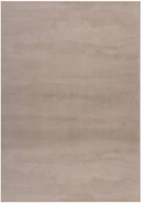 Interieur05 Rond Hoogpolig Vloerkleed Lux Beige 120cm