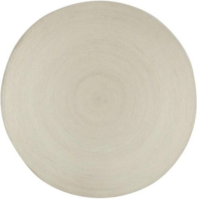 Interieur05 Wollen vloerkleed Rond Gapo Wit 150cm