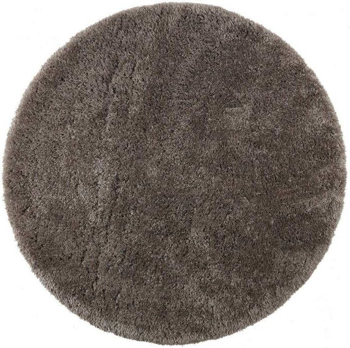 Interieur05 Vloerkleed Hoogpolig Fender Grijs Rond 200cm