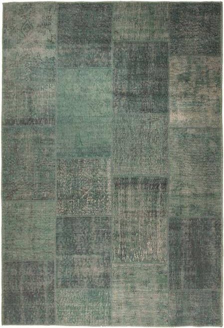 Interieur05 Vloerkleed Patchwork Groen Lara 160 x 230 cm (M)