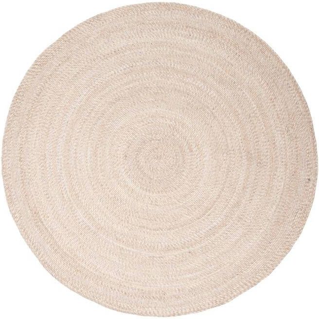 Interieur05 Wollen vloerkleed Rond Gapo Beige 250cm