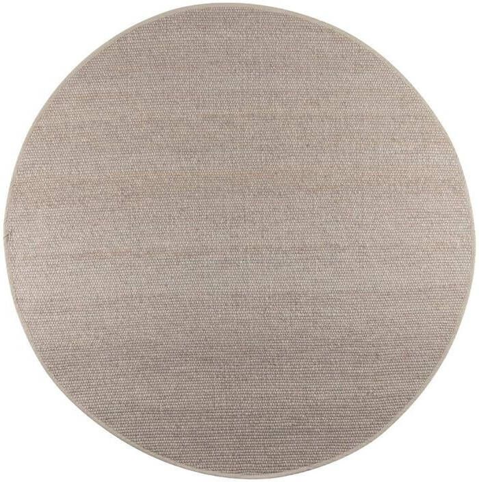 Interieur05 Wollen Vloerkleed Rond Grijs Vik 240cm (XL)