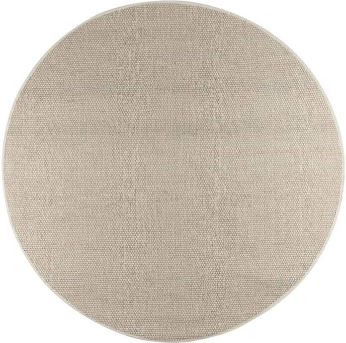Interieur05 Wollen Vloerkleed Rond Ivoor wit Vik 200cm (L)