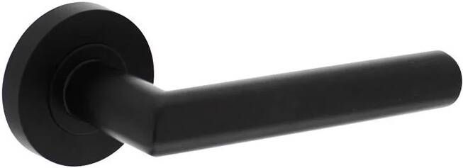 Intersteel Deurkruk Bastian op rozet ø52x10mm zwart
