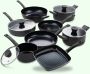 ISENVI Avon Chef Culinair set Pannenset 8 delig Ergo grepen Antraciet Keramisch 100% PFAS PTFE en PFOA vrij 100% duurzaam Unieke Antiaanbaklaag Non-stick bodem Vaatwasbestendig Geschikt voor alle warmtebronnen inclusief inductie - Thumbnail 2