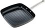 ISENVI Murray keramische grillpan 26 CM RVS greep Antraciet Keramisch 100% PFAS PTFE en PFOA vrij 100% duurzaam Unieke Antiaanbaklaag Non-stick bodem Vaatwasbestendig Geschikt voor alle warmtebronnen inclusief inductie - Thumbnail 2