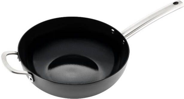 ISENVI Murray keramische wokpan 28 CM RVS greep
