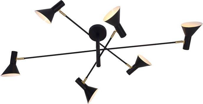 It's about RoMi its about RoMi Plafondlamp Izmir 3-lamps Zwart