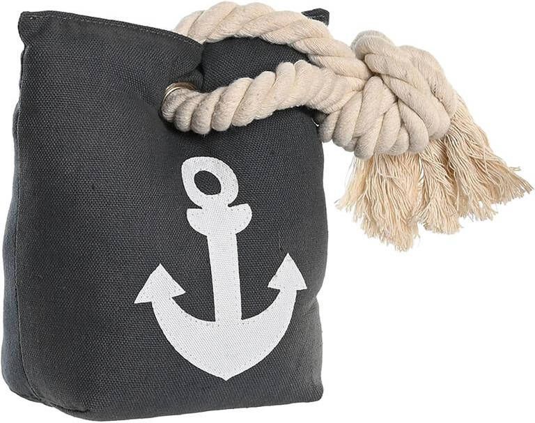 Items Deurstopper Anker Blok 1 kilo gewicht met oppak lus grijs 13 x 20 cm Deurstoppers