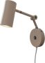 It's about RoMi Wandlamp Montreux Grijs 10.5x21.5x18cm - Thumbnail 1