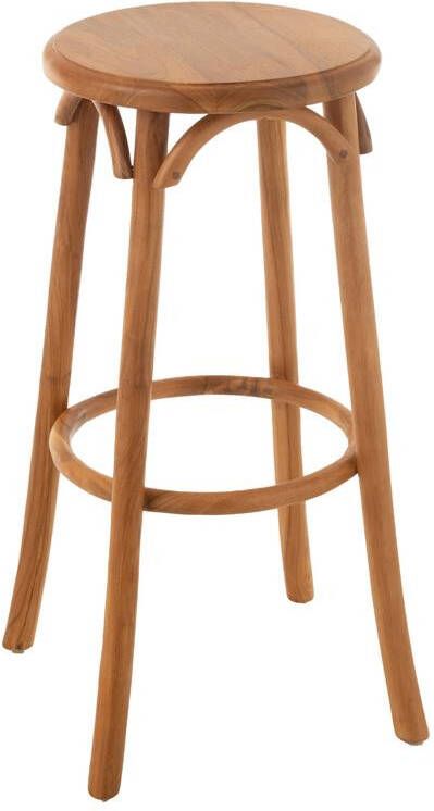 J-Line barkruk Ali hout naturel