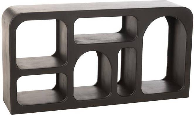J-Line console Cave hout zwart