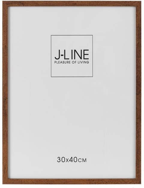 J-Line Fotokader Basic Hout Donker Bruin Extra Large