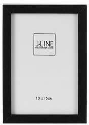 J-Line Fotokader Basic Hout Zwart Extra Small