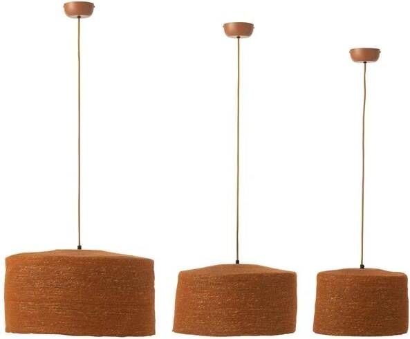 J-Line hanglamp Moonj gras roest 3 stuks