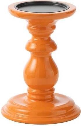 J-Line kandelaar Halter hout oranje