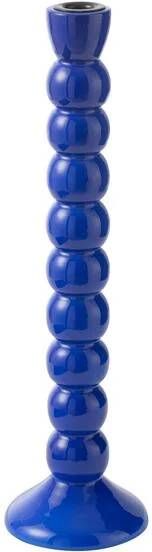 J-Line kandelaar hout blauw